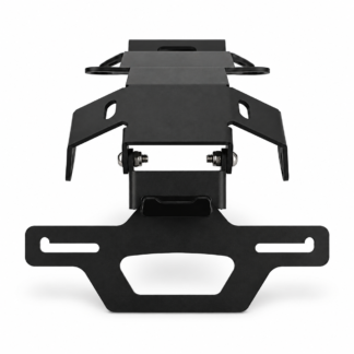Motorcycle Folding Rear License Plate Holder For Yamaha XSR700 / XSR700 XTribute 2015-2025 - Black - XG-LPH-5211A