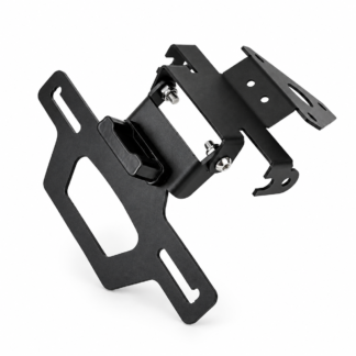 Motorcycle Folding Rear License Plate Holder For Triumph Daytona 660 2024-2025 - Black - XG-LPH-5209A