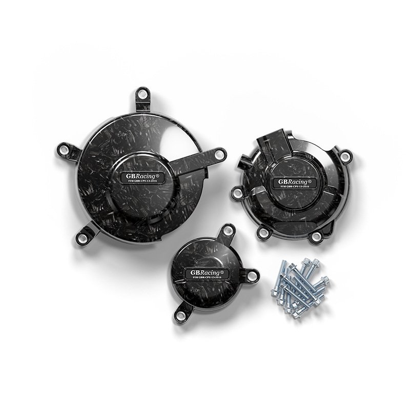 Engine Protection Cover for Suzuki GSX-R600 / GSX-R750 (K6-M6) - Forged Carbon Pattern Set