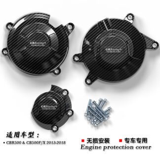 Engine Protection Cover for Honda CBR500R / CB500F / CB500X (2013-2018) - Hydro-Dipped Set