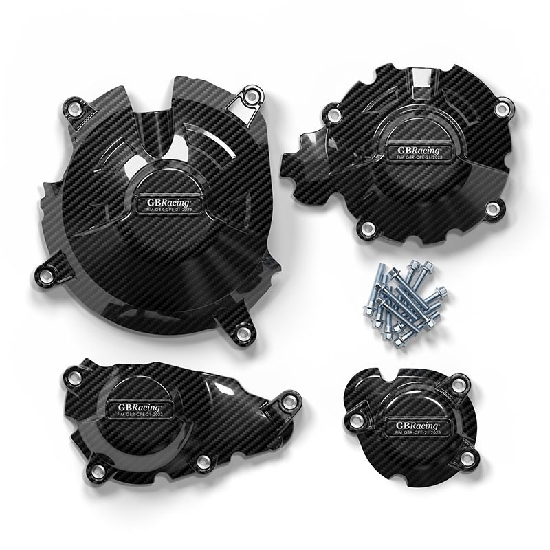 Engine Protection Cover for Triumph Speed Triple RS 1050 - Hydro-Dipped Set