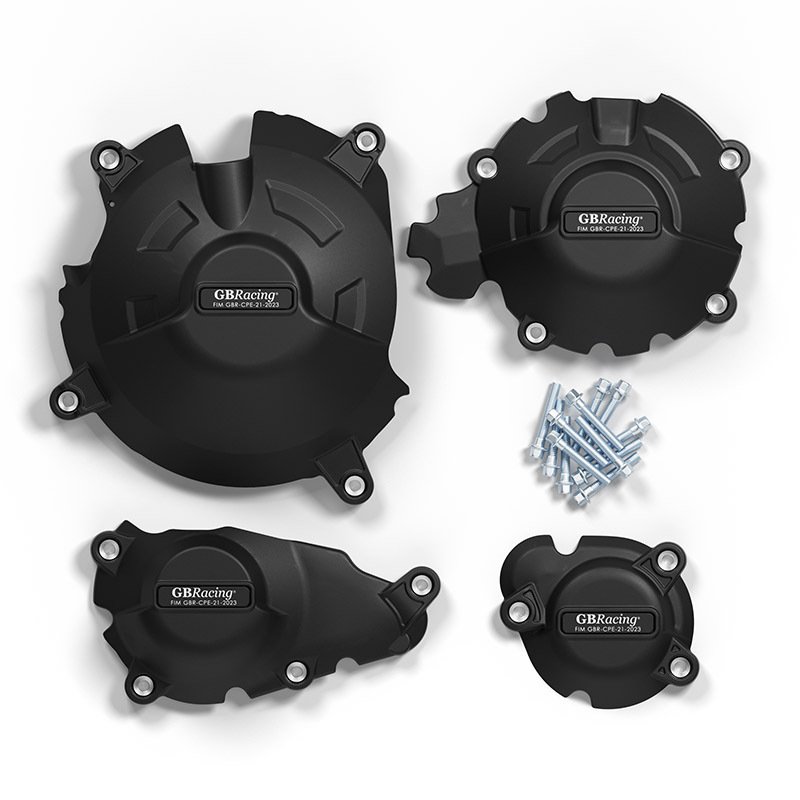 Engine Protection Cover for Triumph Speed Triple RS 1050 - Black Set