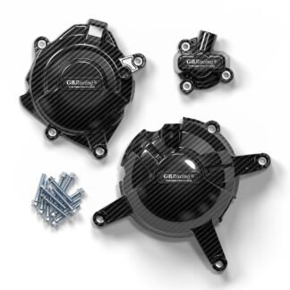 Engine Protection Cover for Yamaha MT-03 / YZF-R3 / R125 - Hydro-Dipped Carbon Fiber Pattern Set