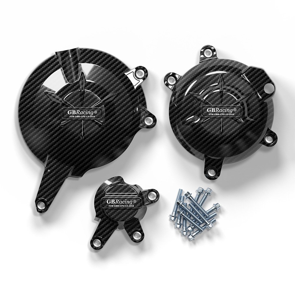 Engine Protection Cover for Kawasaki ER6F (2006-2016) - Hydro-Dipped Set
