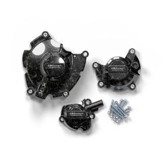 Engine Protection Cover for Yamaha MT-10 (2015-2026) - Hydro-Dipped Forged Carbon Pattern Set