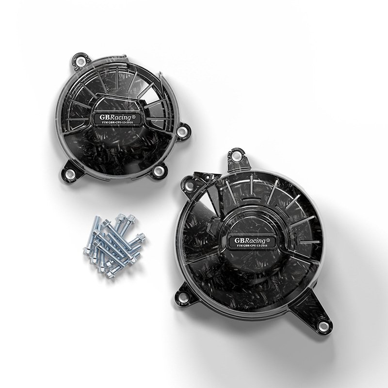 Engine Protection Cover for Ducati Streetfighter V4 / V4S (2020-2022) - Forged Carbon Pattern Set