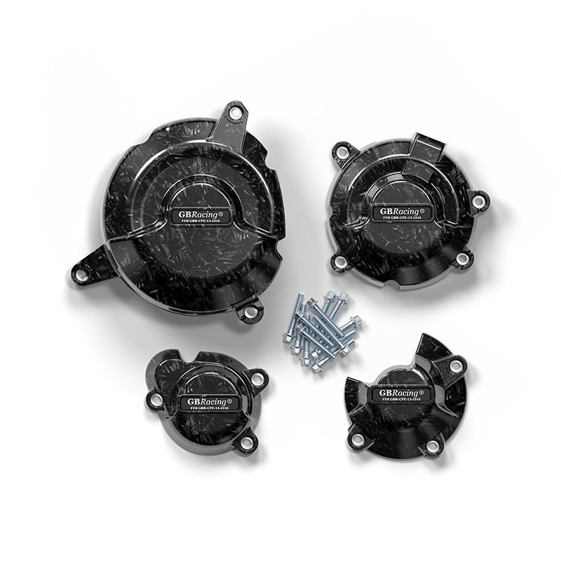 Engine Protection Cover for Suzuki GSX-S1000F / GSX-S950 / Katana - Forged Carbon Pattern Set