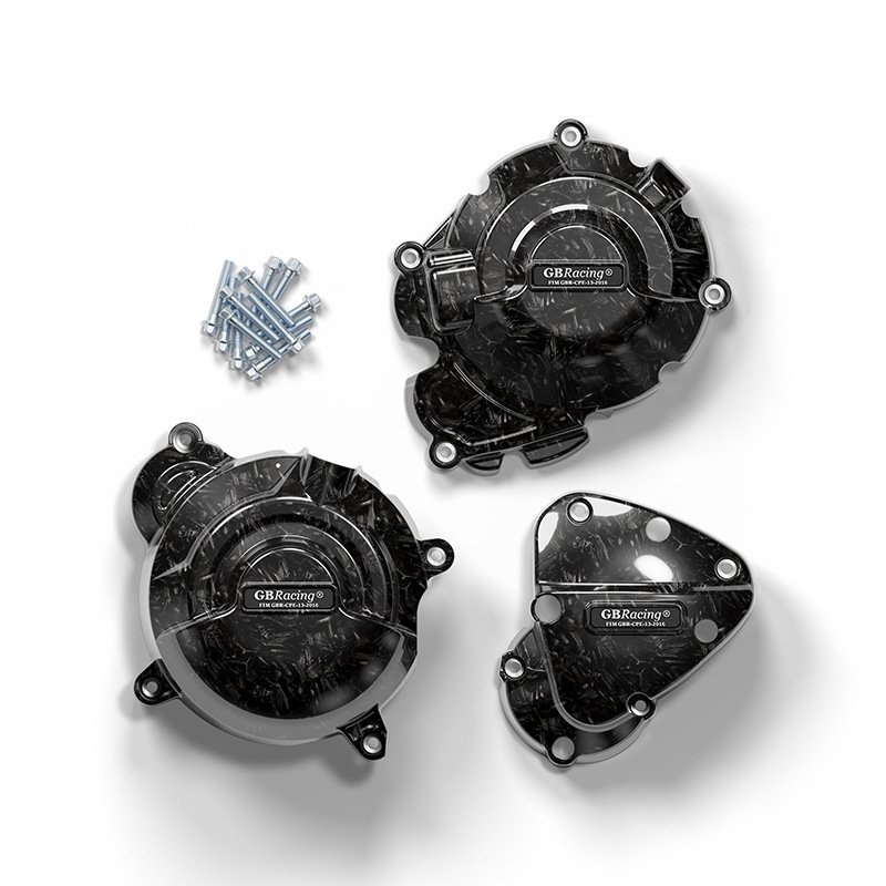 Engine Protection Cover for Triumph Speed Triple 1200 RR / RS - Forged Carbon Pattern Set