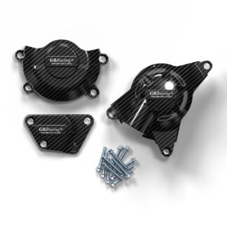 Engine Protection Cover for Yamaha YZF-R6 (2006-2026) - Style 1 - Hydro-Dipped Carbon Fiber Pattern Set