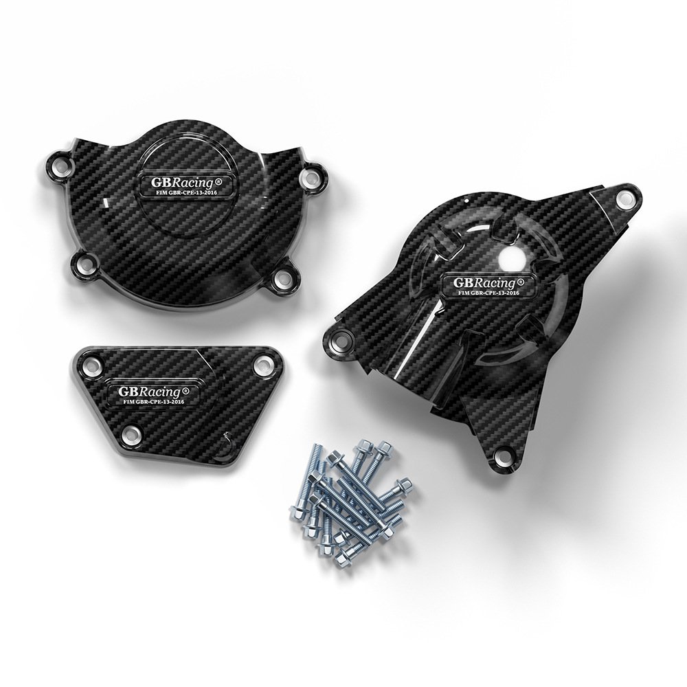 Engine Protection Cover for Yamaha YZF-R6 (2006-2026) - Style 1 - Hydro-Dipped Carbon Fiber Pattern Set