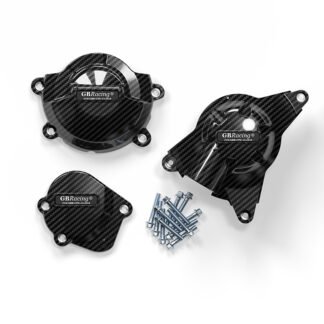 Engine Protection Cover for Yamaha YZF-R6 (2006-2026) - Style 2 - Hydro-Dipped Carbon Fiber Pattern Set