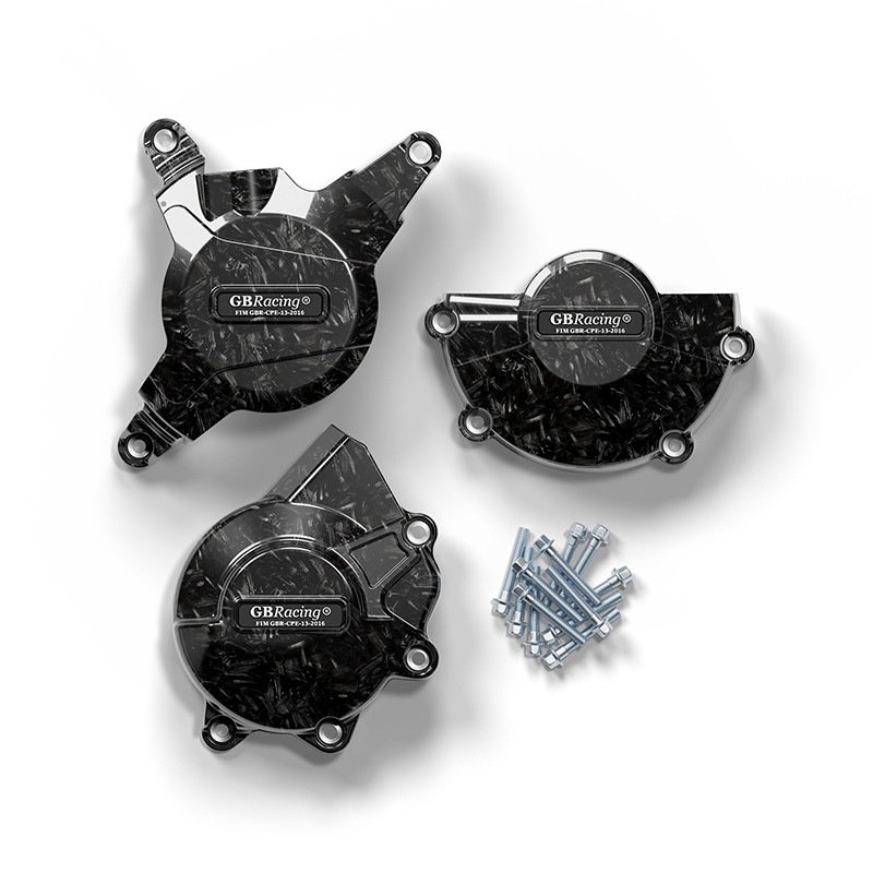 Engine Protection Cover for Honda CBR600RR (2007-2023) - Forged Carbon Pattern Set