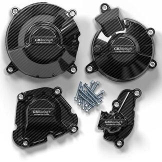 Engine Protection Cover for Yamaha MT-09 / XSR900 / FZ-09 - Hydro-Dipped Carbon Fiber Pattern Set