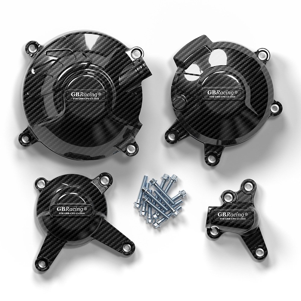 Engine Protection Cover for Yamaha MT-09 / FZ-09 / XSR900 (2014-2020) - Hydro-Dipped Carbon Fiber Pattern Set