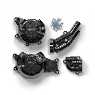 Engine Protection Cover for Yamaha MT-07 / XSR700 / FZ-07 - Hydro-Dipped Forged Carbon Pattern 4-Piece Set