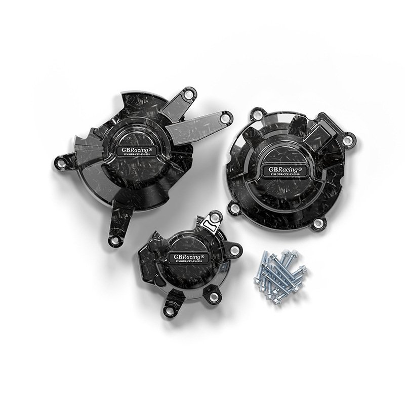 Engine Protection Cover for Honda CB650R / CBR650R (2021-2025) - Forged Carbon Pattern Set