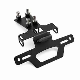 Motorcycle Folding Rear License Plate Holder For Honda CBR500F / CBR500R 2018-2023 - Black - XG-LPH-0134