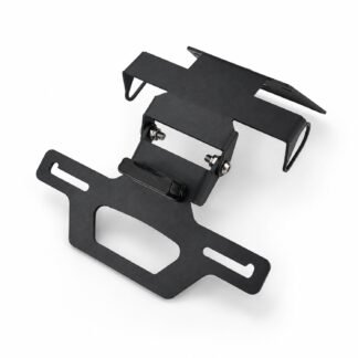 Motorcycle Folding Rear License Plate Holder For Yamaha XSR900 / XSR900 GP 2022-2025 - Black - XG-LPH-5212A