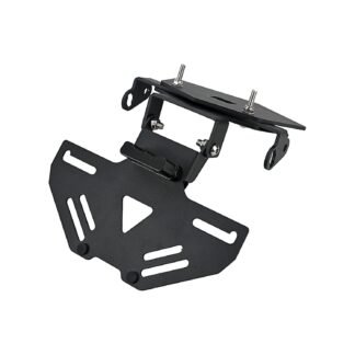 Motorcycle Rear License Plate Holder For BMW S1000RR / S1000R / M1000RR / M1000R 2019-2025 - Black - XG-LPH-5215