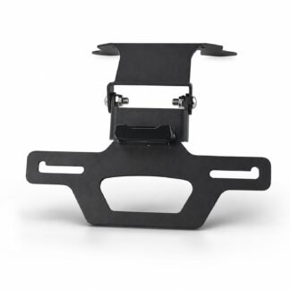 Motorcycle Folding Rear License Plate Holder For Honda XL750 Transalp 750 2023-2025 - Black - XG-LPH-5216A