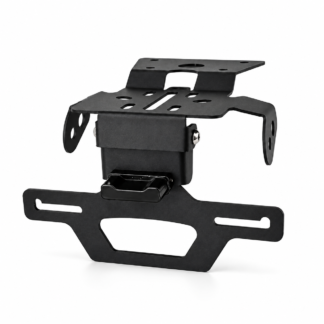 Motorcycle Folding Rear License Plate Holder For Suzuki GSX-8R / GSX-8S 2023-2026 - Black - XG-LPH-5213A