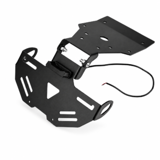 Motorcycle Rear License Plate Holder For Honda ADV160 2022-2025 - Black - XG-LPH-4844
