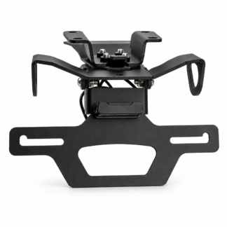 Motorcycle Folding Rear License Plate Holder For Yamaha MT-07 / MT-07 Y-AMT 2025-2026 - Black - XG-LPH-5208A
