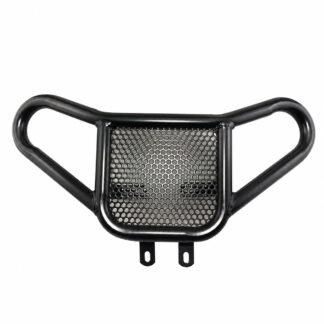 Motorcycle Crash Bar for Yamaha Raptor 700 2022-2025 - Black - Mesh-Panel Front Bar