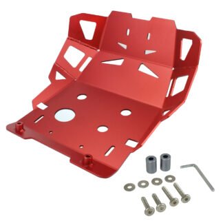 Engine Skid Plate with Side Panels For Honda CRF300L - Red