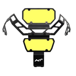 Motorcycle Headlight Guard for CFMOTO 450MT (IBEX 450) 2024-2026 - Yellow - Yellow Panel