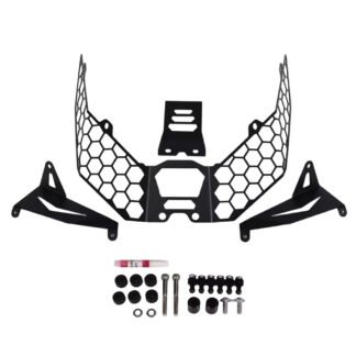 Motorcycle Headlight Guard for Zontes 368G 2024-2026 - Black