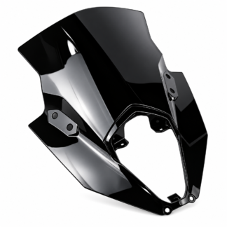 Motorcycle Windscreen For Kawasaki Ninja 650 2020-2025 / For Kawasaki ER-6f - Black