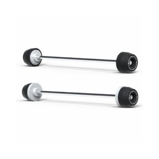 Front and Rear Axle Sliders For CFMOTO 400NK / 650NK - Black
