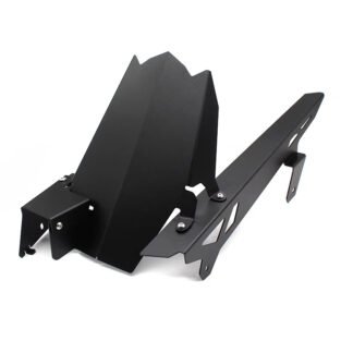 Motorcycle Fender with Chain Guard for Kawasaki Ninja 400 and Z400 - Black