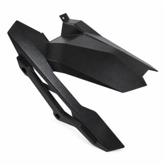 Motorcycle Rear Fender with Chain Guard for Kawasaki Ninja ZX-25R and Ninja ZX-4R and Ninja ZX-4RR - Matte Black