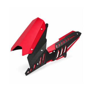 Motorcycle Rear Fender with Chain Guard for Yamaha YZF-R25, YZF-R3, MT-25 and MT-03 - Red and Black