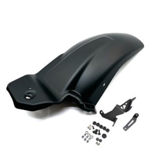 Motorcycle Rear Fender for Moto Guzzi V100 Mandello, V100 Mandello S and Stelvio - Black