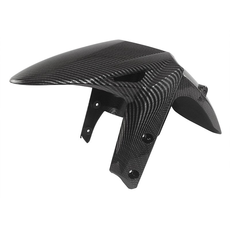 Motorcycle Front Fender for Kawasaki Versys 650 and Versys 1000 and Versys 1100 - Carbon-Look Black