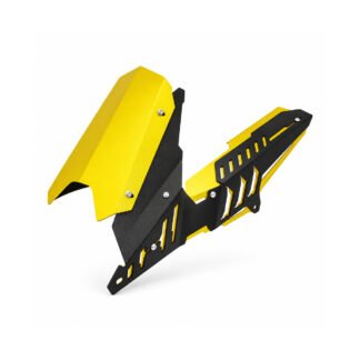 Motorcycle Rear Fender with Chain Guard for Yamaha YZF-R25, YZF-R3, MT-25 and MT-03 - Gold and Black