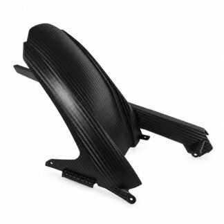 Motorcycle Rear Fender and Chain Guard Set for BMW S1000R, S1000RR, M1000R and M1000RR - Carbon-Look Black