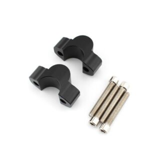 Handlebar Risers For Yamaha TENERE 700 - Black