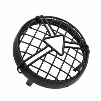 Motorcycle Headlight Guard for Triumph Bonneville T100 and T120 - Black