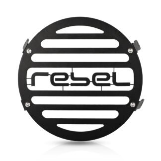 Motorcycle Headlight Guard for Honda Rebel 300 and Rebel 500 - Black