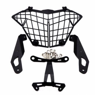 Motorcycle Headlight Guard for Kawasaki X300 - Black