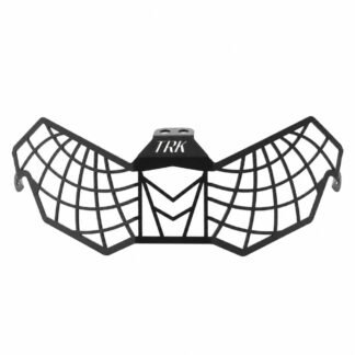 Motorcycle Headlight Guard for Benelli TRK702 and TRK702X - Black