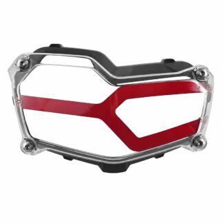 Motorcycle Headlight Protector for BMW F800GS and F900GS Adventure - Red Accent