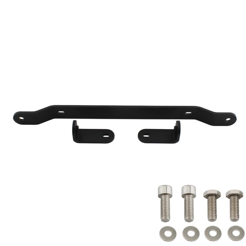 Motorcycle Auxiliary Light Bracket for Suzuki V-Strom 800DE and V-Strom 800RE - Black