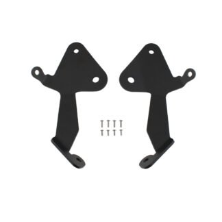 Motorcycle Auxiliary Light Bracket for BMW F750GS and F850GS - Black
