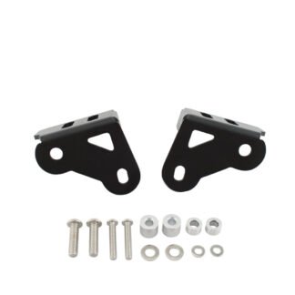 Motorcycle Auxiliary Light Bracket for Triumph Speed 400 - Black