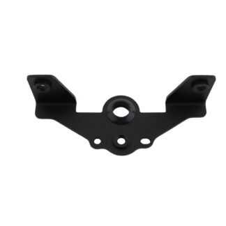 Motorcycle Headlight Support and Auxiliary Light Bracket for Kawasaki Ninja 400 - Black